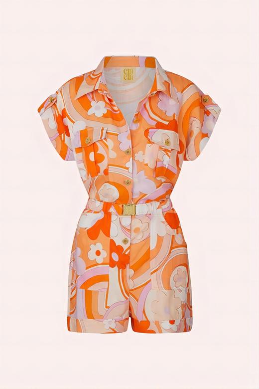 Cin Cin - Spy Playsuit - Bloom - 连裤衣 - 花色 商品图0