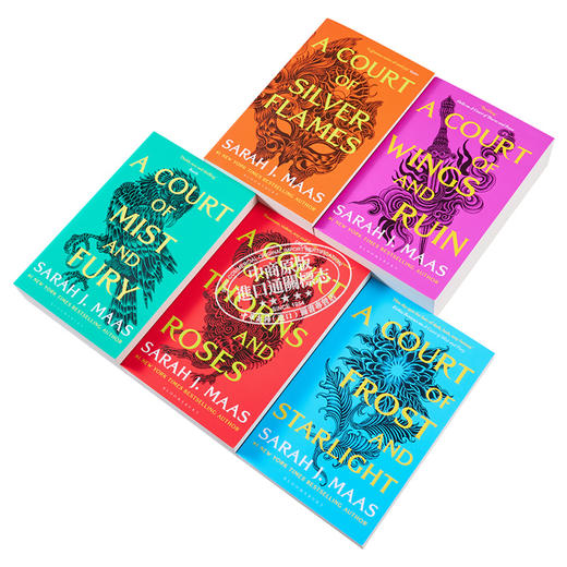 【中商原版】荆棘与玫瑰法庭5册盒装 平装 A Court of Thorns and Roses Paperback Box Set 5 books 英文原版 Sarah J Maas 商品图3