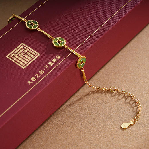 子佩集S925银【钱生财】手链【SL11331】镀金2307 商品图4