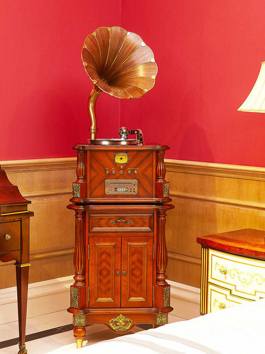 Fennessy/梵尼诗 F1877-68A仿古留声机 HiFi黑胶唱片机 商品图2