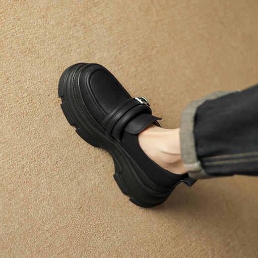 时尚面包鞋发泡底，全皮乐福鞋单鞋TYM-1726 商品图11