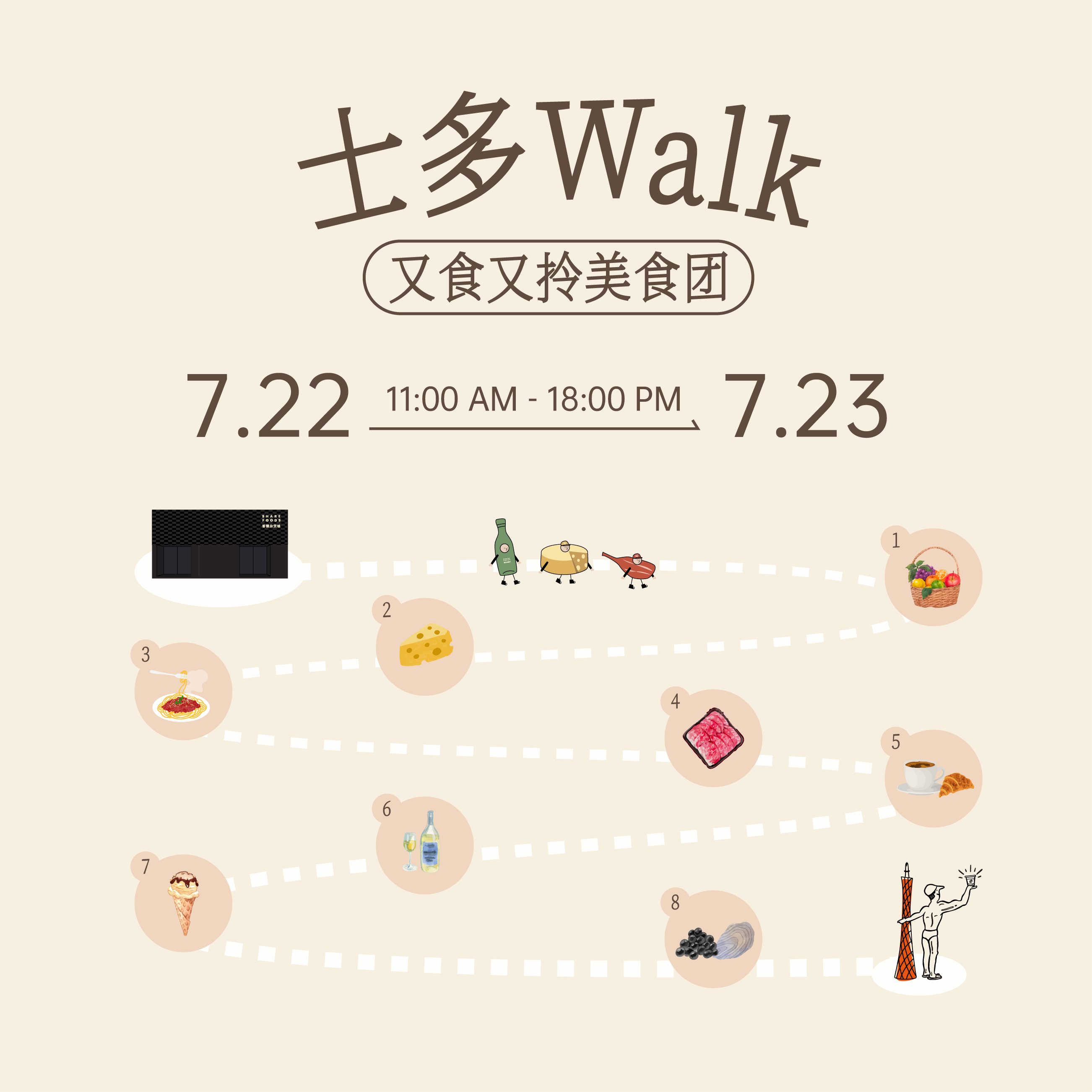 又食又拎-士多walk（美食跟团游）