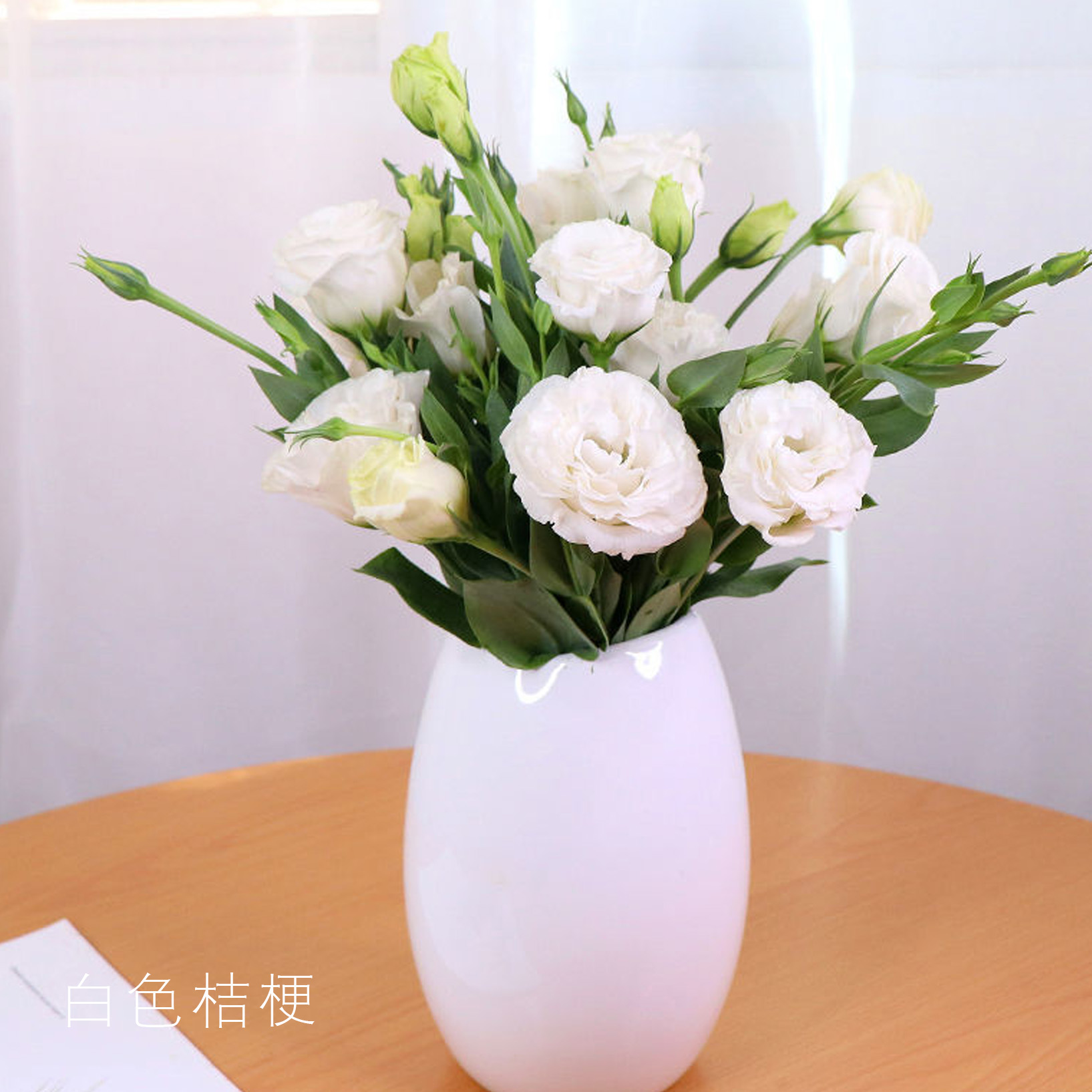 【佳海花业】洋桔梗  白色  四合一（700-800g） 颜色深浅略有差异 以实物为准 云南基地发货（价格已包含包装费用） 运费以实际为准，多退少补。