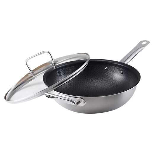 【柏联B1】TWIN Classicll不锈钢蜂窝炒锅30cm 商品图0