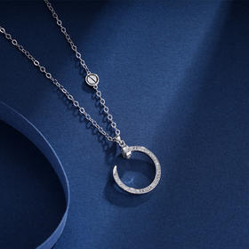 子佩集S925银【意钉】套链项链【V03392】时尚2307