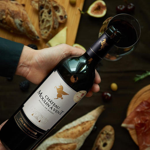 翡马（BORDEAUXVINEAM）慕朗酒庄干红葡萄酒 750ml 单支礼盒装 法国进口红酒 商品图0