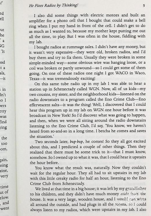 预售 【中商原版】比尔盖茨作序  你肯定在开玩笑费曼先生 Surely Youre Joking Mr Feynman 英文原版 Richard P Feynman 商品图5