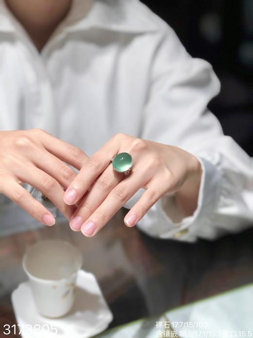 玻璃种蛋面戒指【3173805】具体价格微信咨询 商品图4