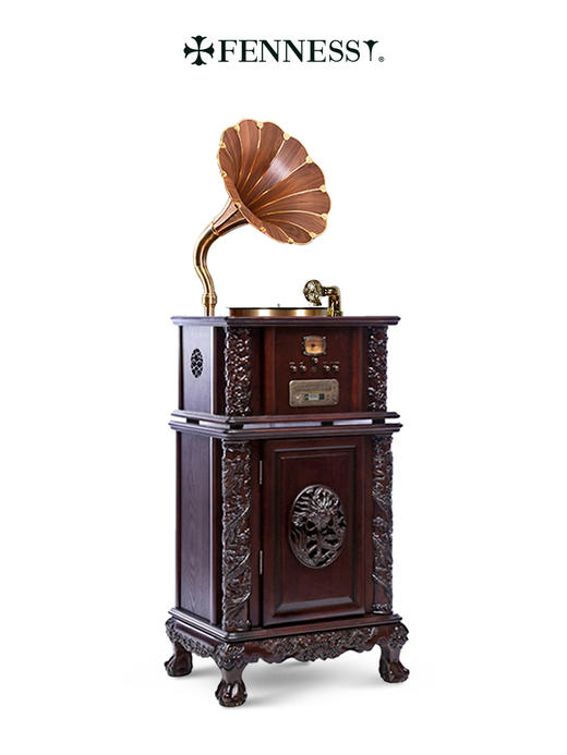 Fennessy/梵尼诗 F1877-90龙玑  大喇叭仿古 留声机 商品图4