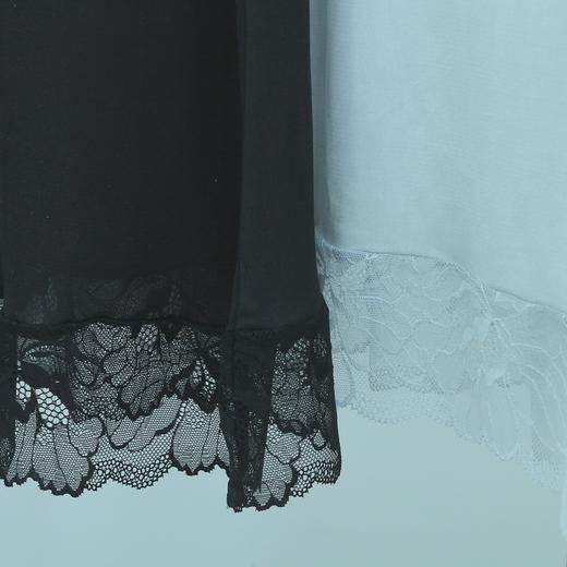 柔柔软软的真丝睡裙打底裙 轻薄带胸垫 真丝醋酸蕾丝细腻 商品图7