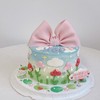 春天花花蝴蝶结蛋糕-低糖处理无添加 商品缩略图2