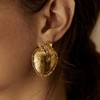 北京仓｜Elise Tsikis-Sieci-爱心 花朵 金色复古耳环［美国设计师］ 商品缩略图3