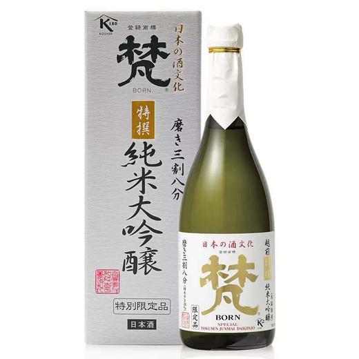 【锦高乐金】梵　特选纯米大吟酿 三割八分 720ml 商品图0