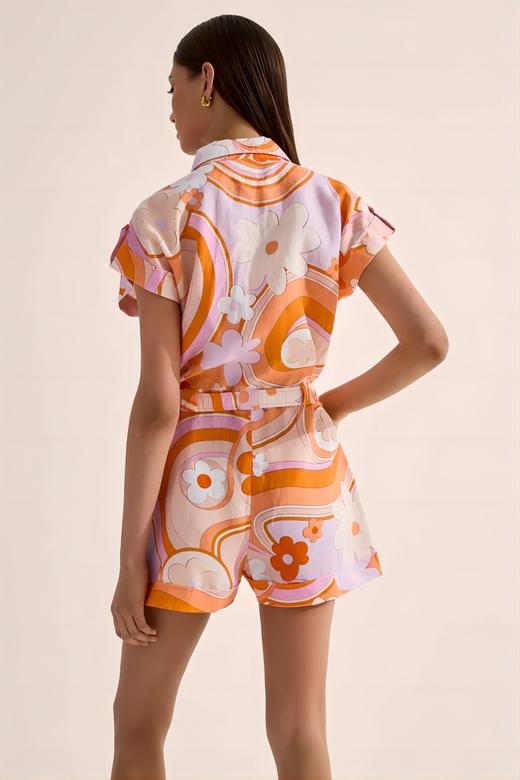 Cin Cin - Spy Playsuit - Bloom - 连裤衣 - 花色 商品图3