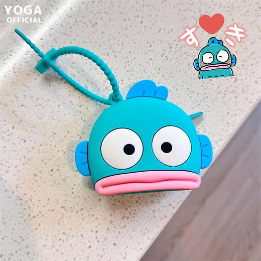 YOGA 三丽鸥 丑鱼汉顿 硅胶耳机包 零钱包 挂件 商品图2