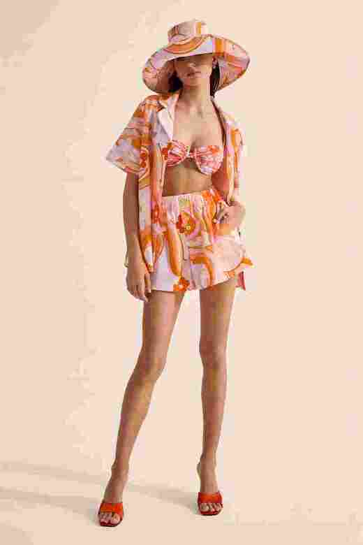 Cin Cin - Troppon Shirt - Bloom - 女士衬衫 - 花色 商品图2