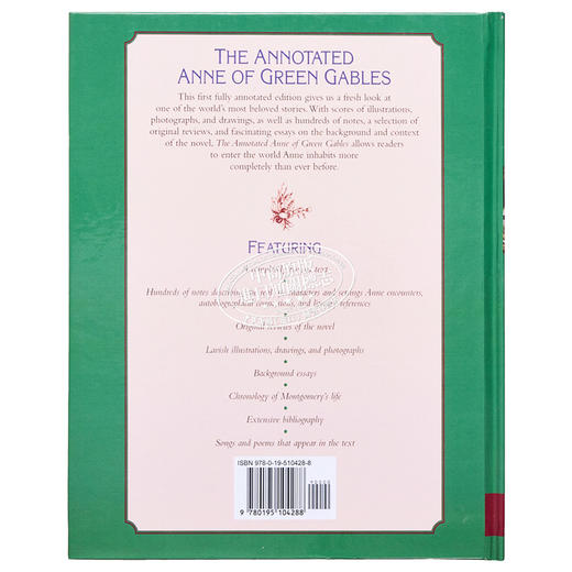 【中商原版】绿山墙的安妮注释版 The Annotated Anne of Green Gables 英文原版 L M Montgomery 大师 经典 文学 商品图1
