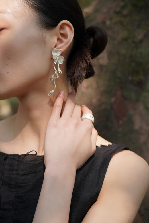 Aokinside 玉兰花耳环（一对） 商品图8