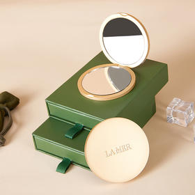 【品牌授权】海蓝之谜迷你小镜子女随身便携折叠化妆镜伴手礼精致双面镜