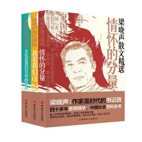 梁晓声散文精选 文化是我们另外的故乡 情怀的分量 我看我们这一代 3本套