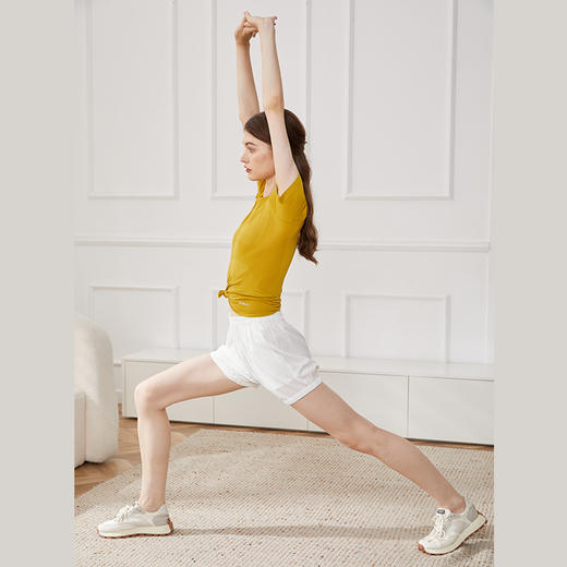 哈瓦塔艾杨格新款棉麻灯笼短裤 商品图9