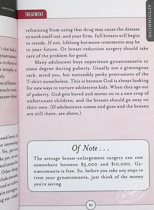 【中商原版】疑病症患者的口袋指南 英文原版 The Hypochondriacs Pocket Guide to Horrible Diseases/ Dennis DiClaudio 商品图5