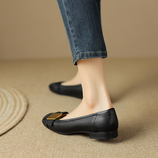 时尚气质，平底复古单鞋LD-6381 商品图12