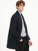 callisto藏青绵羊毛混纺无领面大衣
 FSFEC076C NA 商品缩略图1