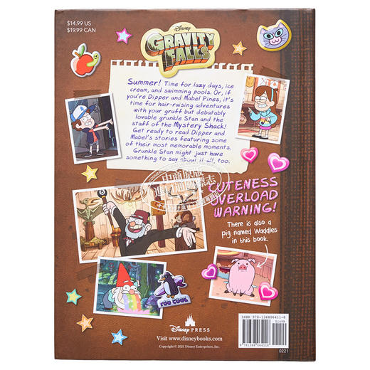 【中商原版】怪诞小镇怪诞神奇故事 Gravity Falls Gravity Falls Tales of the Strange and Unexplained 英文原版 Disney Books 商品图2