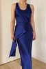 Viktoria Chan | SS23016 Shelby silk dress [ 背心连衣裙 宝蓝 / 黑 ] 商品缩略图2