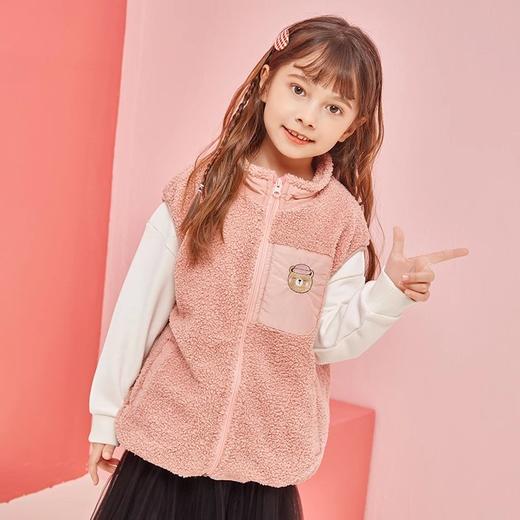 【反季清仓特价】龙之涵 亲子款口袋熊夹棉小泰迪马甲 泰迪绒加绒上衣 棒球棉服合集 中大童秋冬保暖上衣 婴幼儿A类标准 商品图7