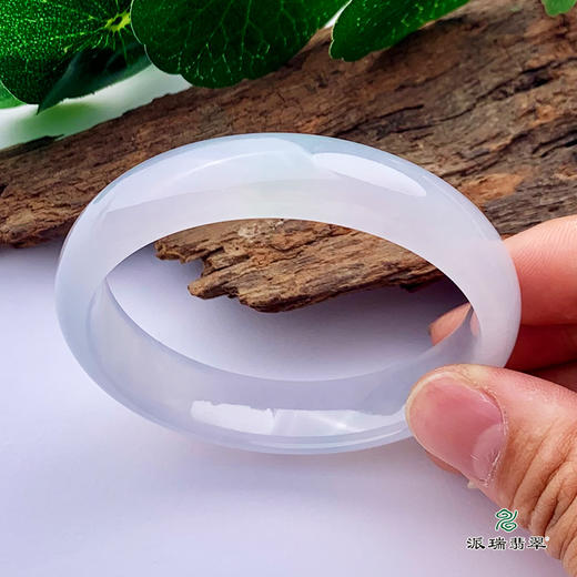 派瑞翡翠 翡翠手镯 糯种 浅紫 商品图1