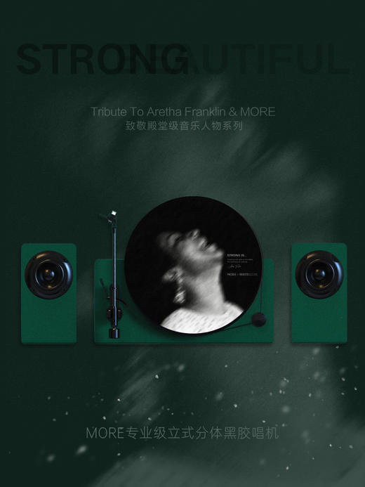 Fennessy/梵尼诗 HiFi立式分体黑胶唱片机 lp发烧电唱机留声机 客厅蓝牙音箱 商品图2