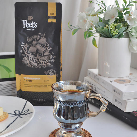 Peet's Coffee皮爷新鲜烘焙手磨意式拼配黑咖啡250g 商品图0