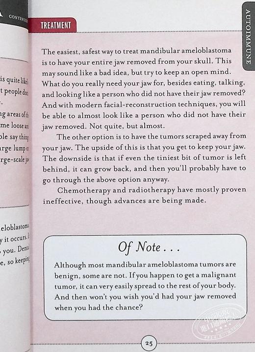 【中商原版】疑病症患者的口袋指南 英文原版 The Hypochondriacs Pocket Guide to Horrible Diseases/ Dennis DiClaudio 商品图6