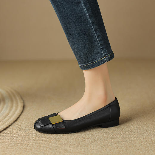 时尚气质，平底复古单鞋LD-6381 商品图8