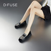 DFuse迪芙斯秋款一脚蹬乐福鞋女时尚通勤皮鞋DF33112015 商品缩略图1