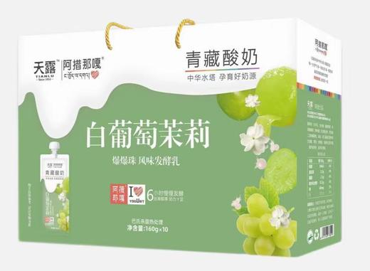 青海西宁天露生牛乳果味酱常温酸奶160g*10袋 商品图3