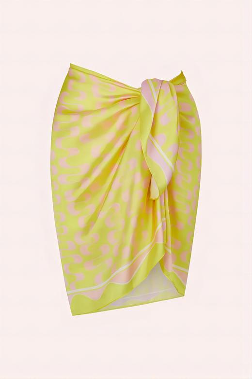 Cin Cin - Short Silky Scarf - Sunray - 女士披巾 - 日光色 商品图1