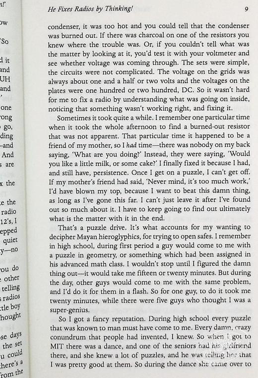 预售 【中商原版】比尔盖茨作序  你肯定在开玩笑费曼先生 Surely Youre Joking Mr Feynman 英文原版 Richard P Feynman 商品图7