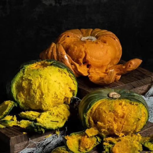 南瓜界的天花板：叁色栗栗南瓜，比贝贝南瓜还好吃，自带板栗的香甜，比鸡蛋黄还有粉糯，能吃出蟹黄味儿的南瓜。 商品图3