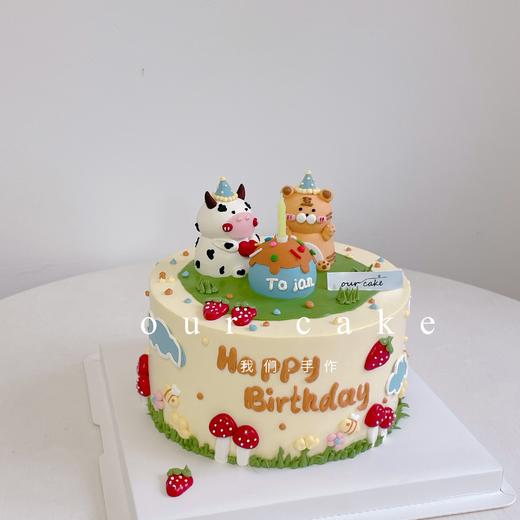 立体小动物情景蛋糕-低糖处理无添加 商品图3