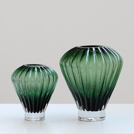 竖纹热气球玻璃花瓶摆件花插 商品图7