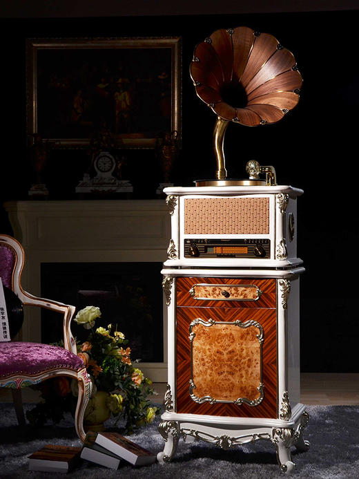 Fennessy/梵尼诗 65S不了琴HiFi留声机 复古大喇叭 黑胶唱片机音响 商品图5