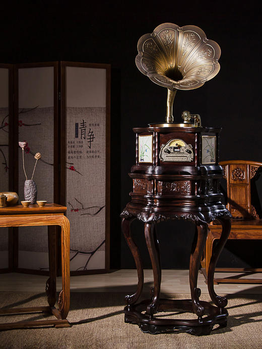 Fennessy/梵尼诗 梅葆玖珍藏梅兰芳120周年限量版大红酸枝留声机 商品图2