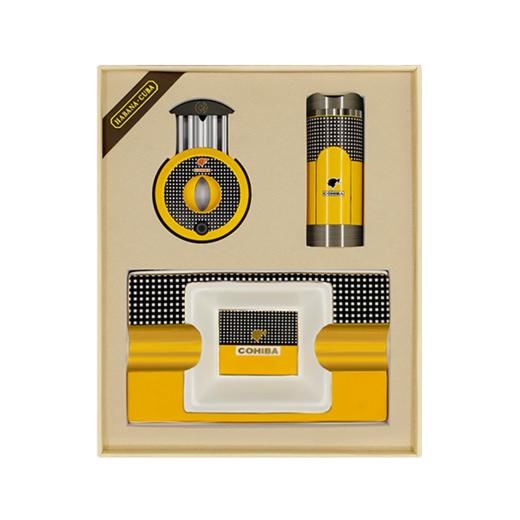 格瓦拉雪茄工具套装陶瓷烟灰缸防风打火机带烟托金属雪茄剪刀礼盒 商品图4
