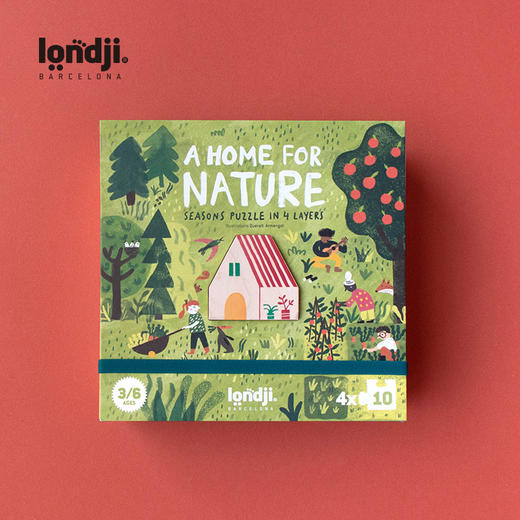 londji 四季 拼图 适合年龄5岁+ 西班牙玩具 PZ587U 商品图2