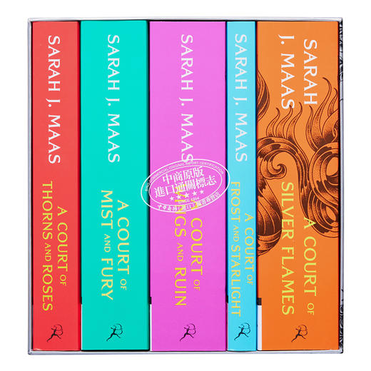 【中商原版】荆棘与玫瑰法庭5册盒装 平装 A Court of Thorns and Roses Paperback Box Set 5 books 英文原版 Sarah J Maas 商品图2