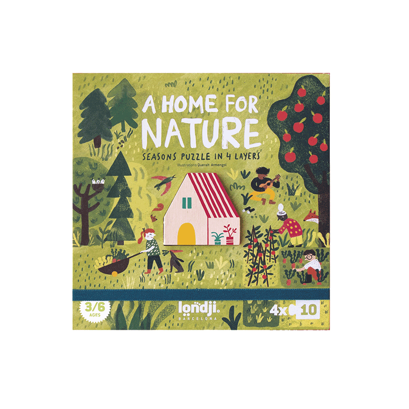 londji 四季 拼图 适合年龄5岁+ 西班牙玩具 PZ587U