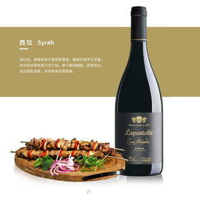 智利十八罗汉酒庄原瓶原装进口拉博丝特蓝宝堂黑金系列西拉子干红葡萄酒